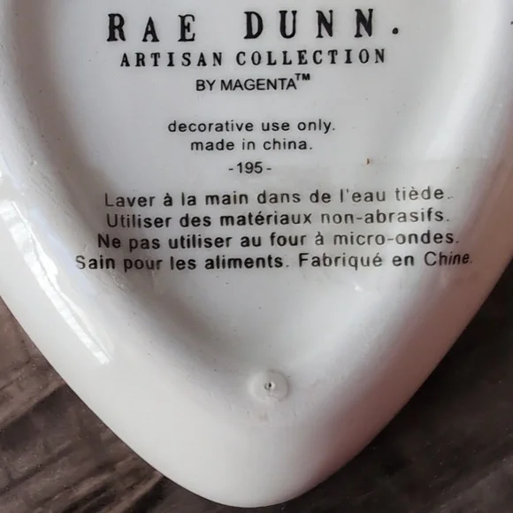 ❌SOLD❌Rae Dunn DOG MOM 🐕 Mini Heart Shaped Trinket Tray, Ceramic - Picture 3 of 3